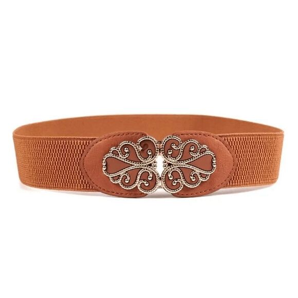 2/$21 25.6 Inch Ladies Brown Stylish Trendy Ladies Belt - Picture 1 of 4